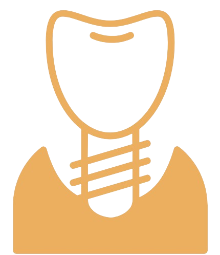 Tooth implant icon at SAMDENT
